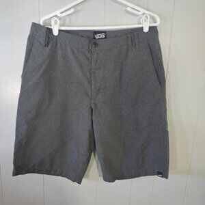 Vans Hybrid Walkshorts Mens 34 Gray Heathered Chino Board Shorts